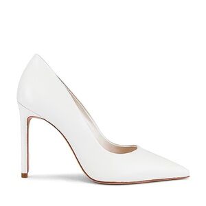 SCHUTZ LOU HIGH STILETTO WHITE PUMP